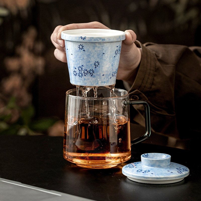 灑藍雛菊馬克杯