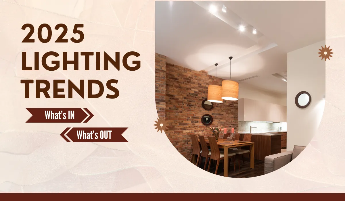 2025 Lighting Trends – Discover what’s in and out in modern lighting with stylish pendant and recessed ceiling lights for contemporary homes.