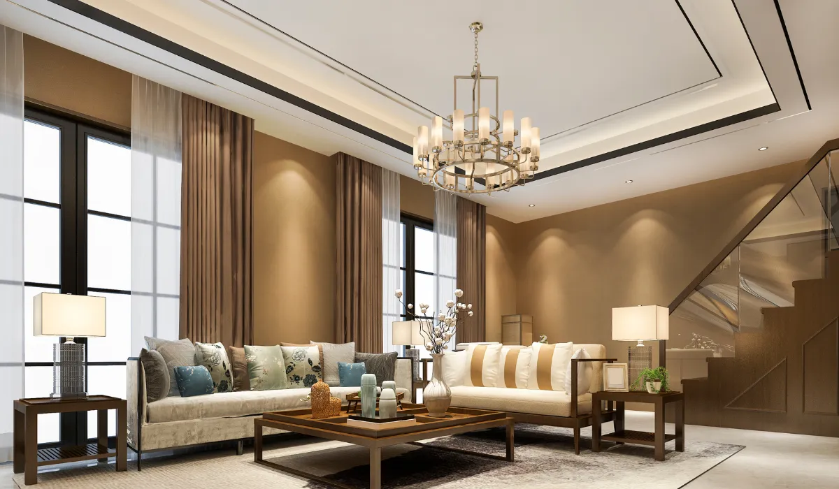 modern and smart chandelier for a modern Dubai home