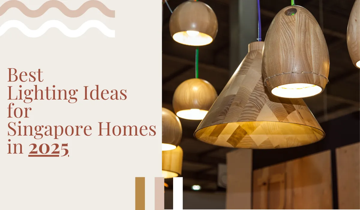 Best lighting ideas for Singapore homes in 2025, featuring stylish pendant lights that enhance modern interiors with warm and inviting illumination.