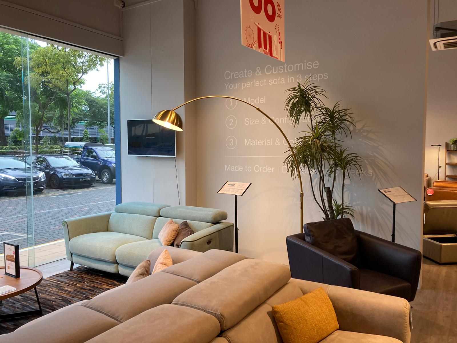 Sofa and Floor Lamp-Light Makers