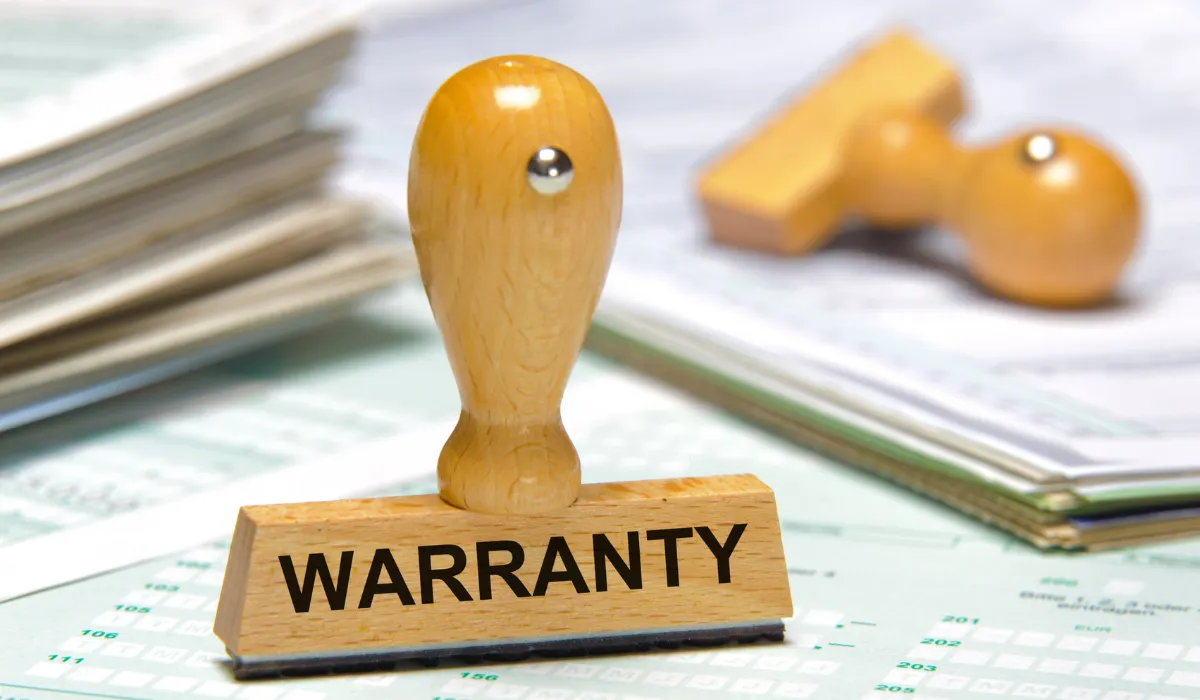 Warranty coverage of lights for shopping online.