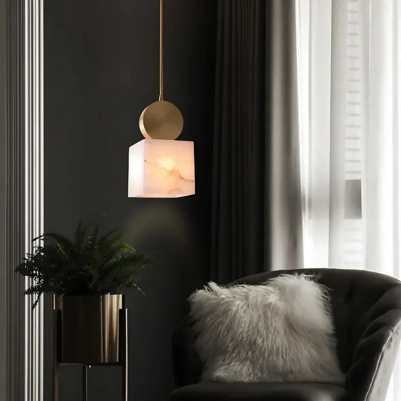 AlabasterBloc Pendant