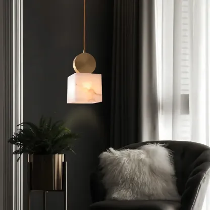 AlabasterBloc Pendant