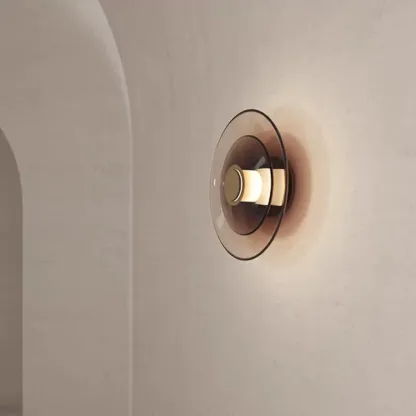 AntiqueDisk Wall Light