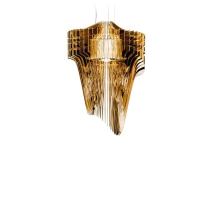 AuroraCascade Chandelier - Elegance in Light and Acrylic