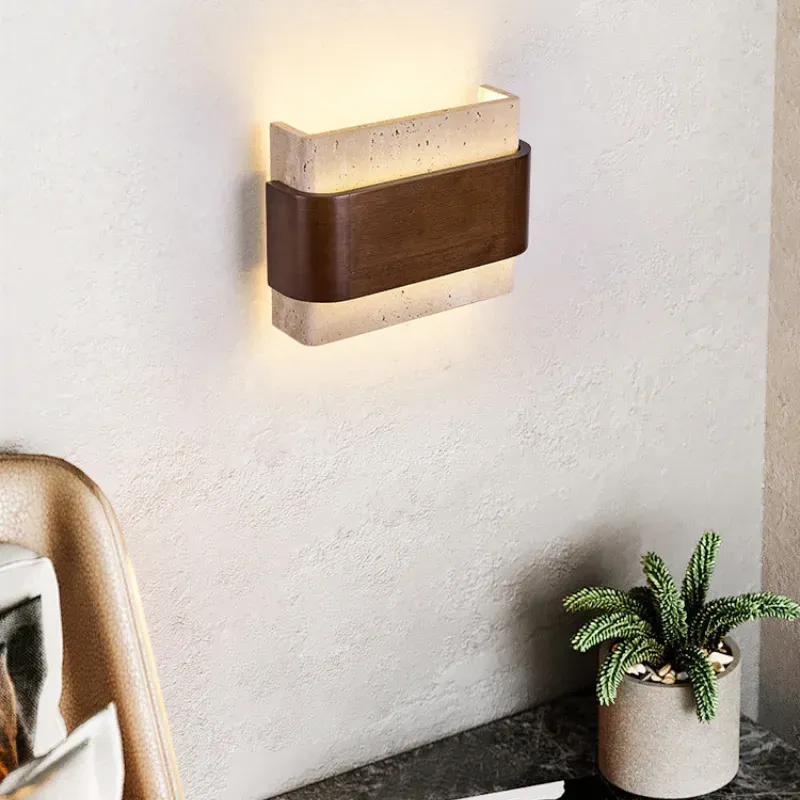 BavariaTravertine Wall Light