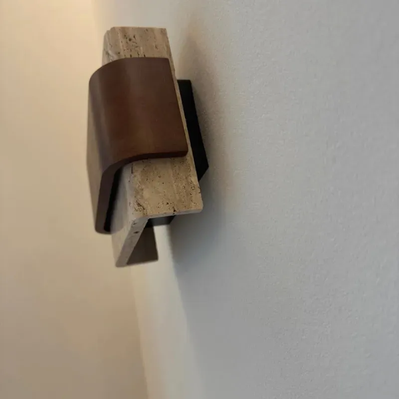 BavariaTravertine Wall Light