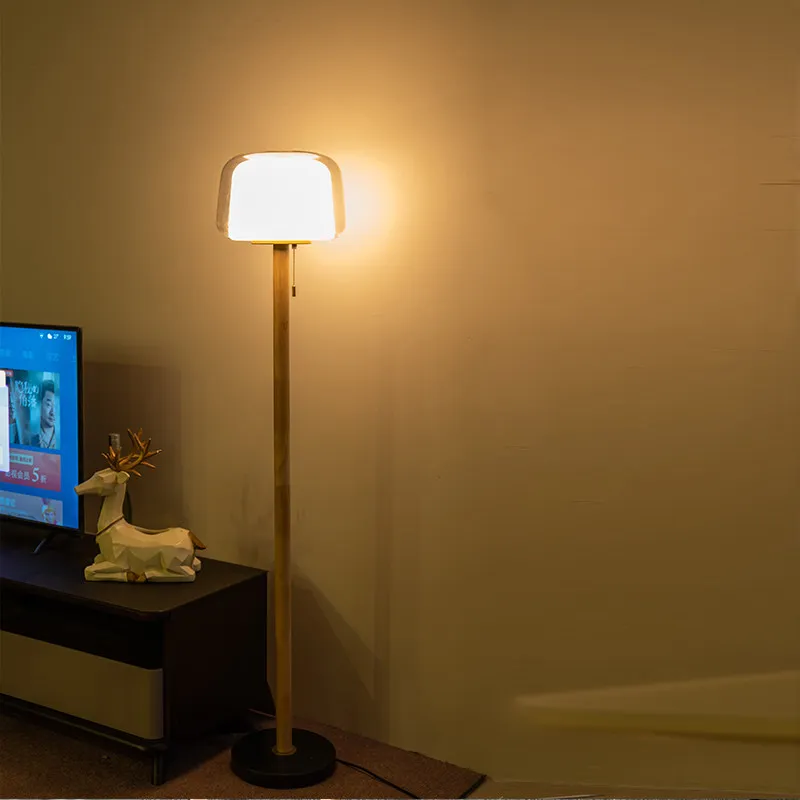 BellamyGlass Floor Lamp