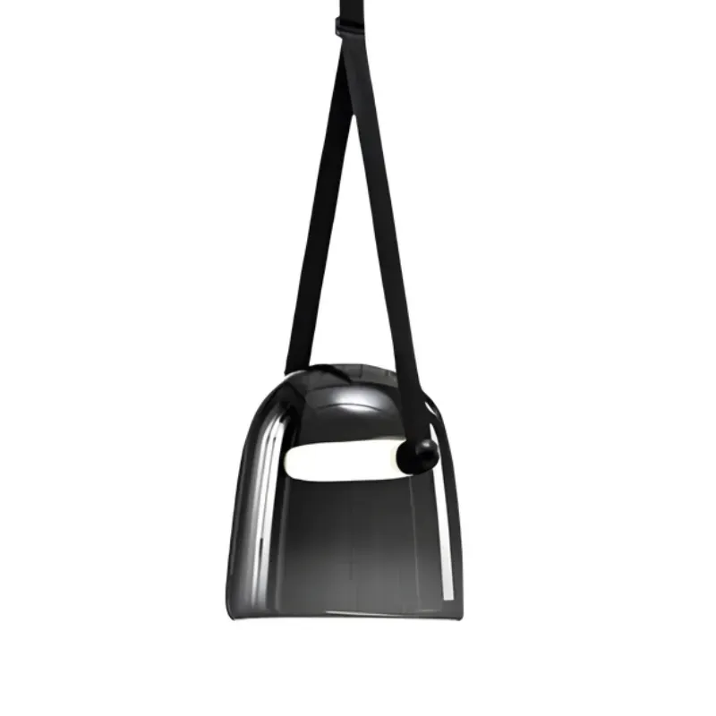 NoirHalo Pendant - Contemporary Matt Black Lighting