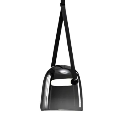 NoirHalo Pendant - Contemporary Matt Black Lighting