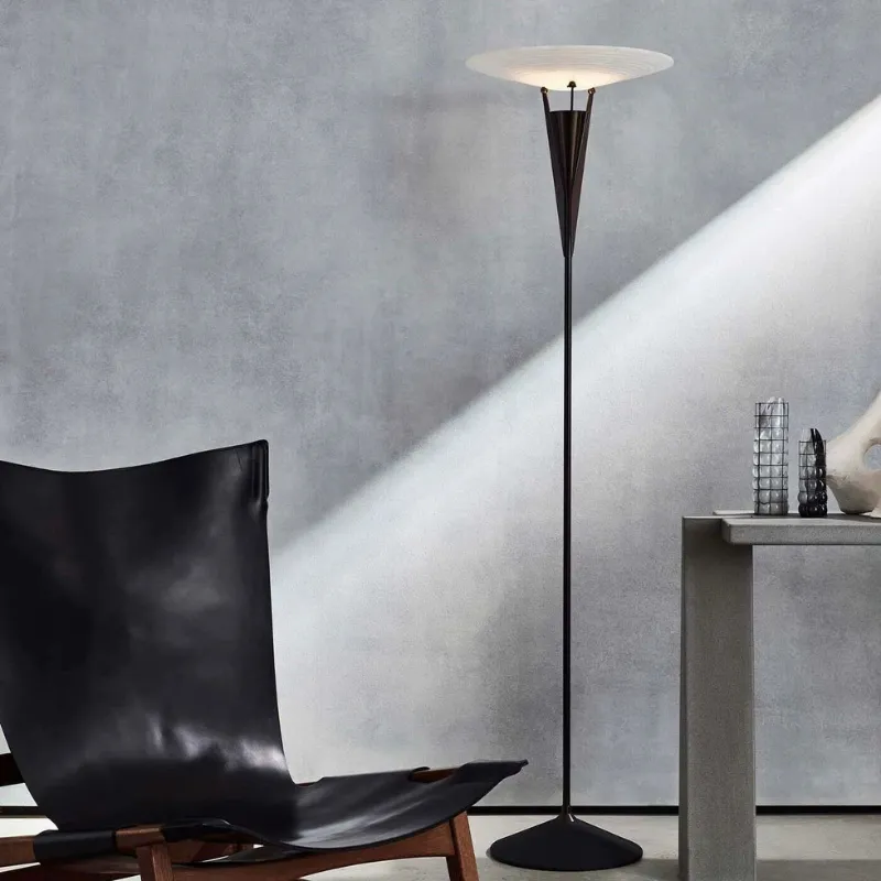 ConeyBrass Floor Lamp