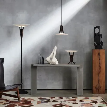 ConeyBrass Floor Lamp