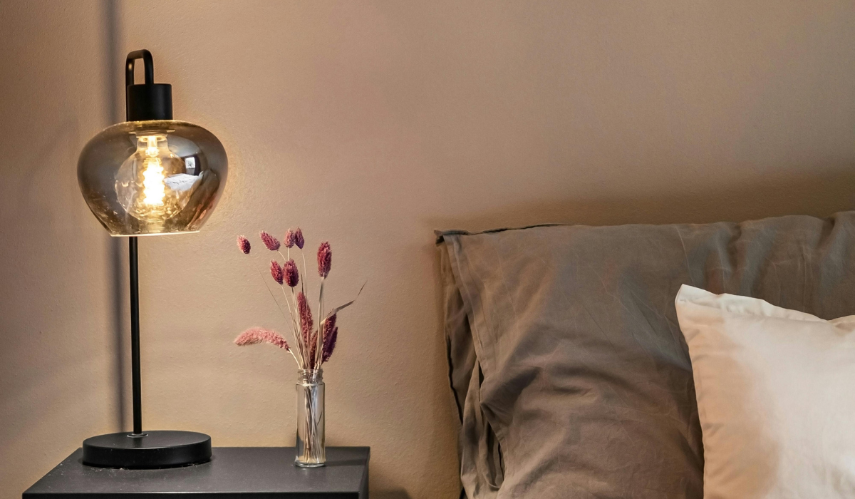 modern designer table lamp with global style