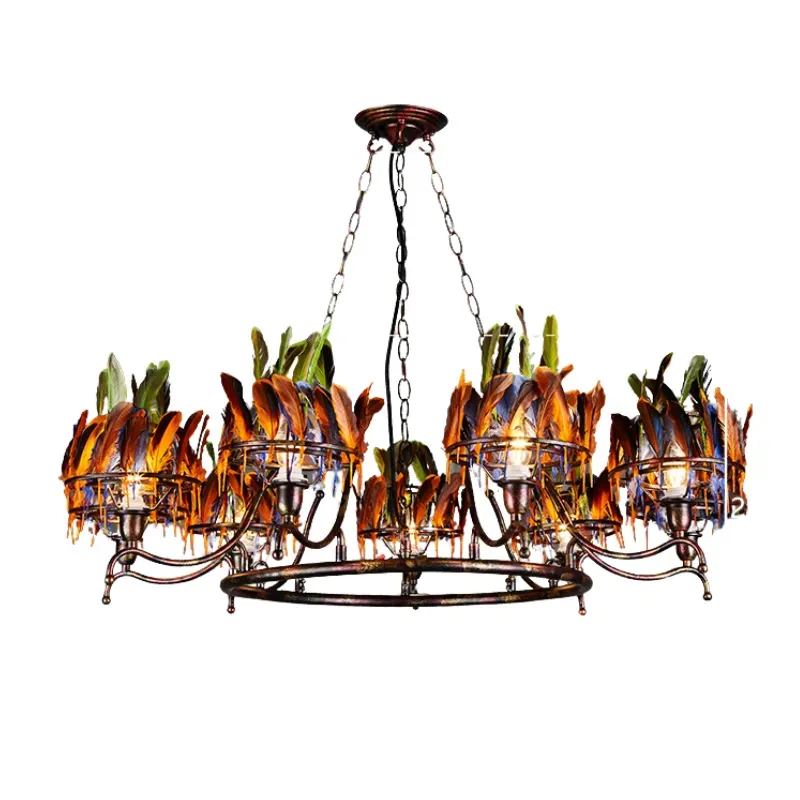 EdisonFeathers Chandelier