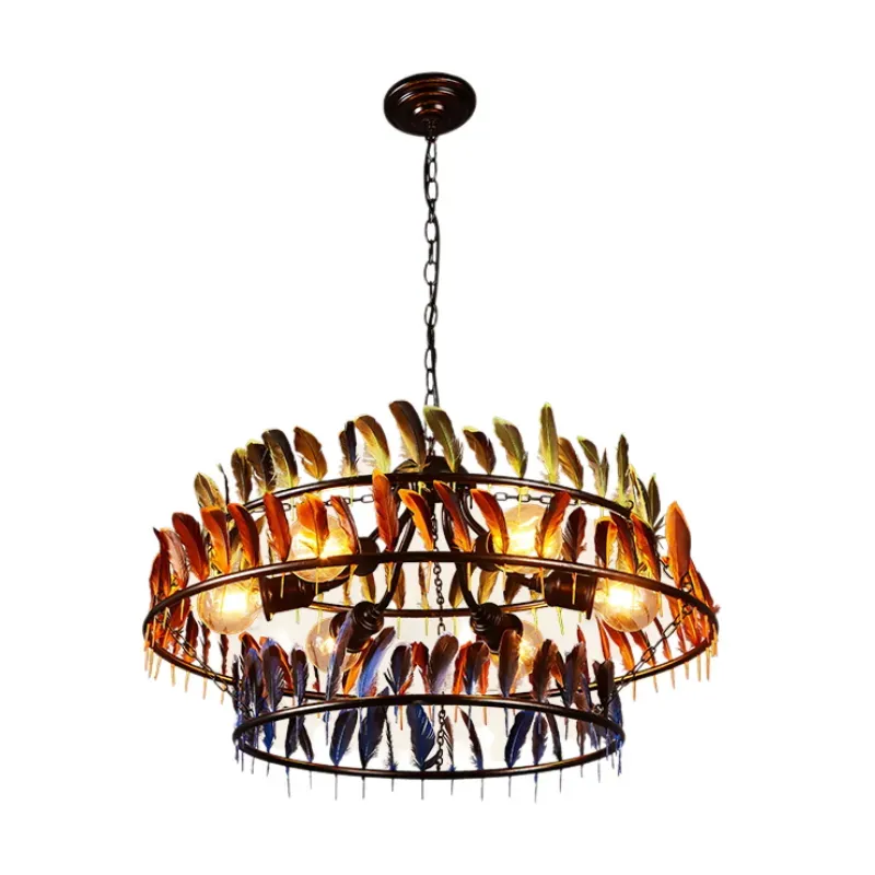 EdisonFeathers Chandelier