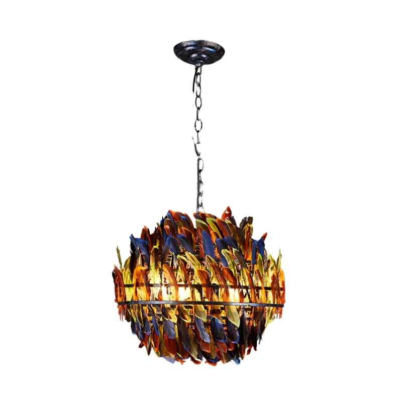 EdisonFeathers Chandelier