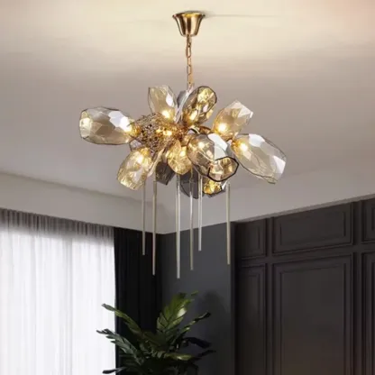 FloralPrism Chandelier