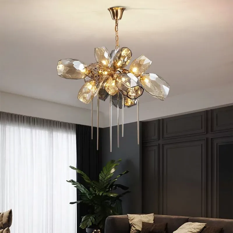 FloralPrism Chandelier