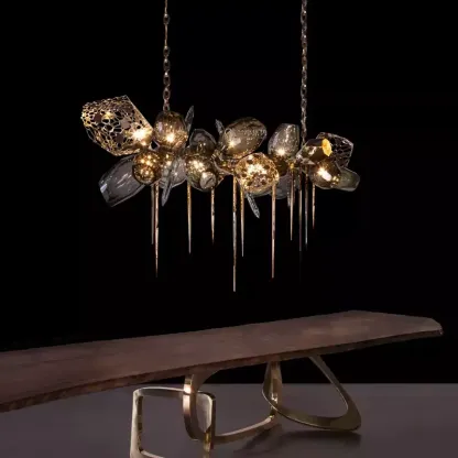 FloralPrism Chandelier