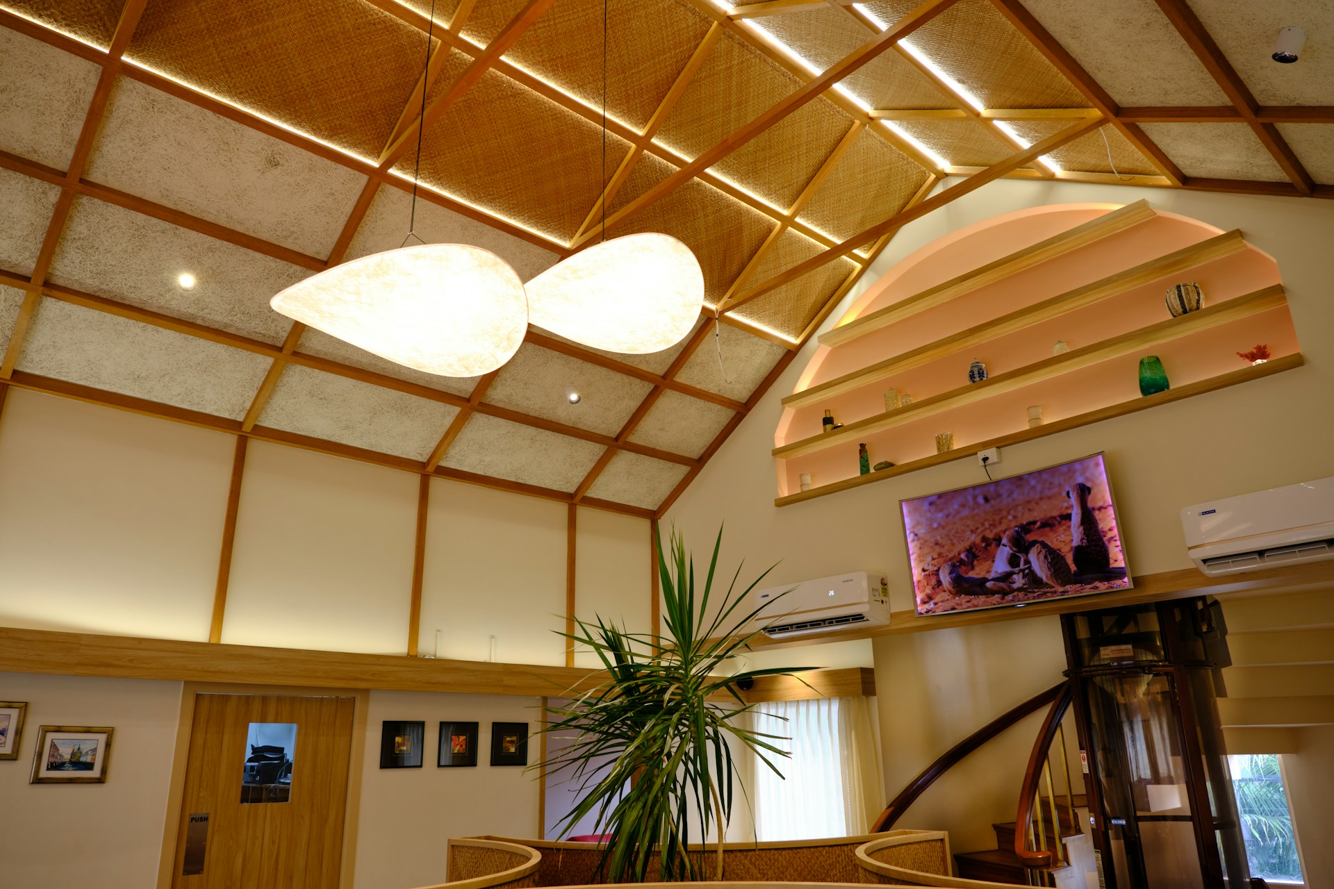 customised chandelier for high ceiling spaces