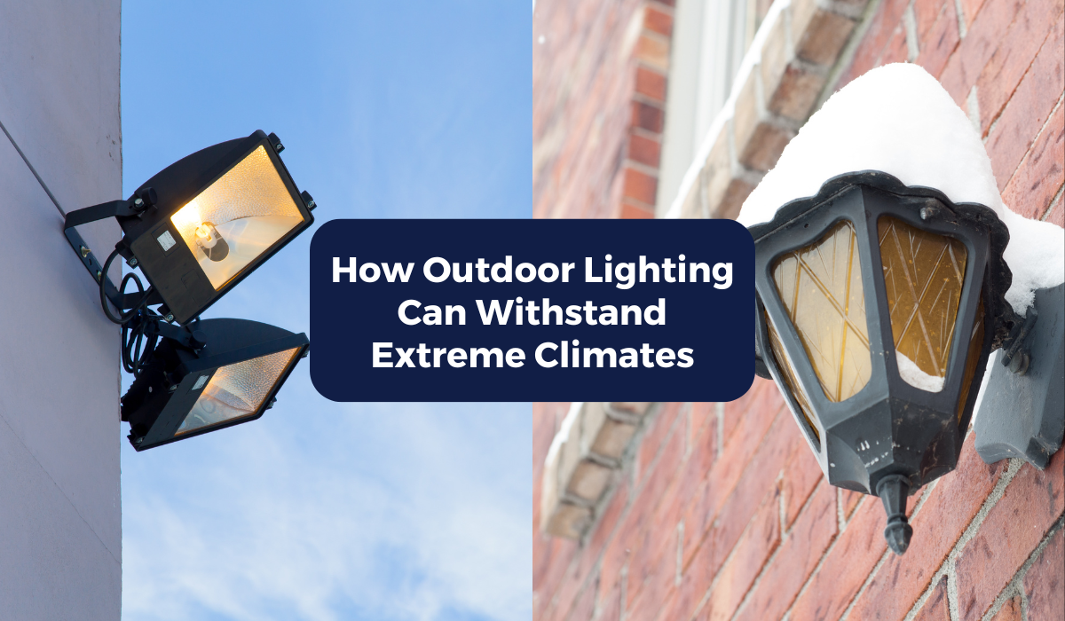 Outdoor lights designed to withstand extreme heat and snowy winter conditions