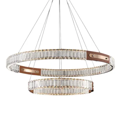 LeatherLuxe Chandelier