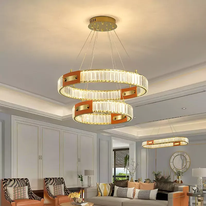 LeatherLuxe Chandelier