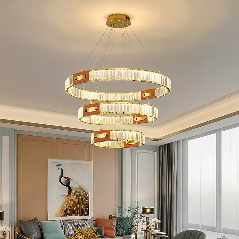 LeatherLuxe Chandelier