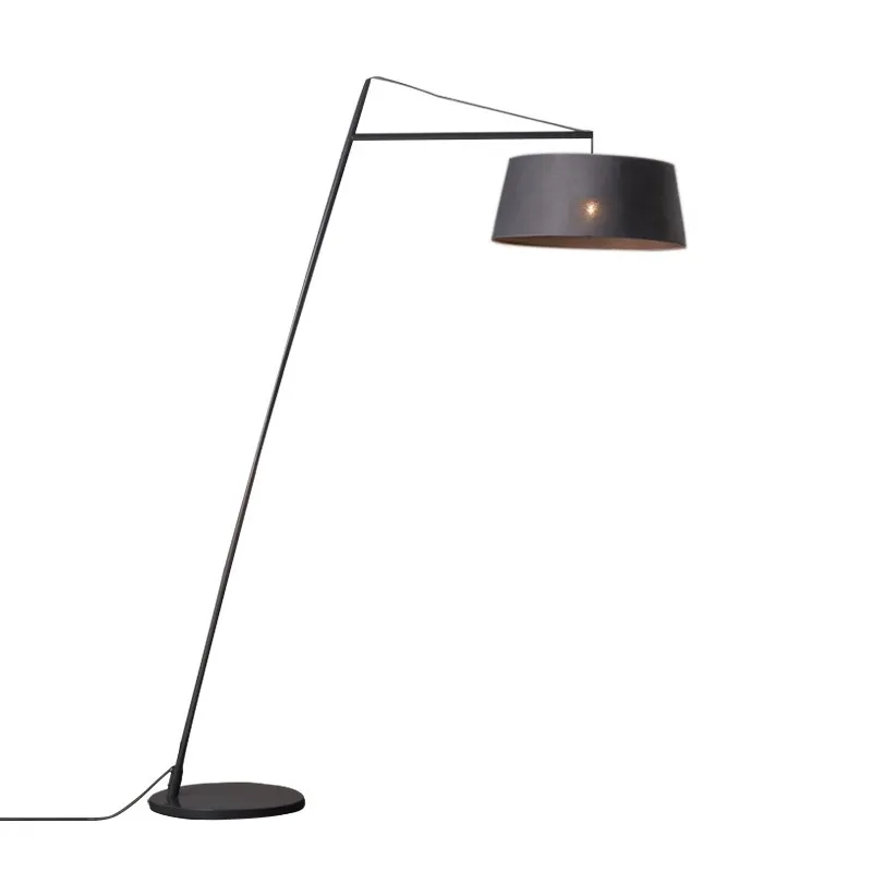 LilianSlant Modern Black Lampshade Slanting Jackson Floor Lamp