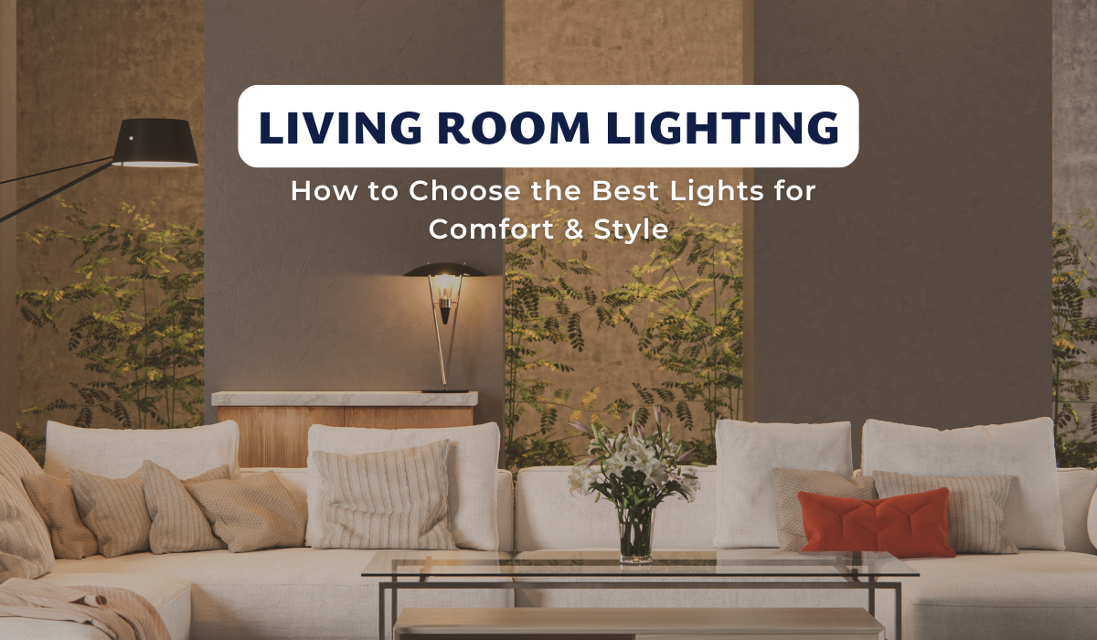 Modern living room with cozy lighting and neutral decor for comfort and style inspiration