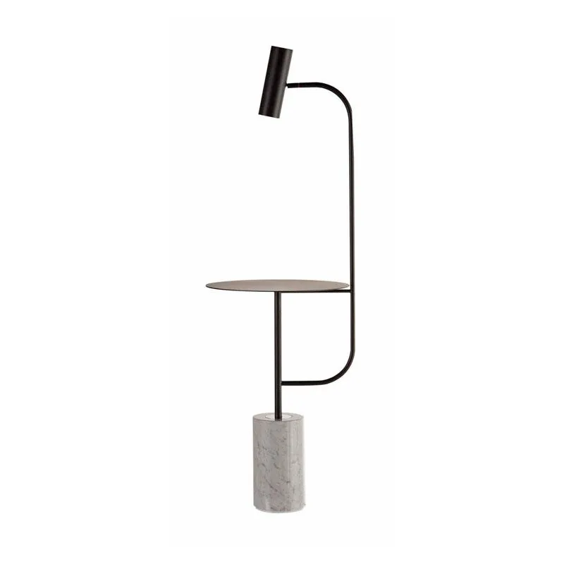 OceaTabletop Marble Base & Tabletop Spotlight Floor Lamp
