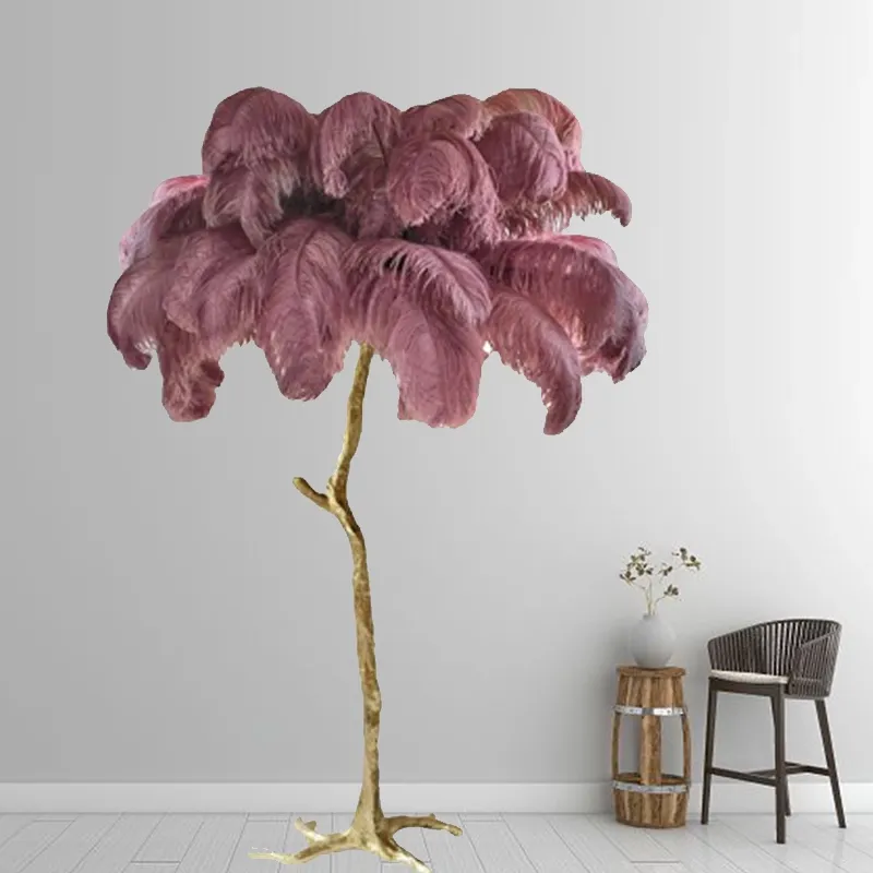 PeacockFeather Floor Lamp