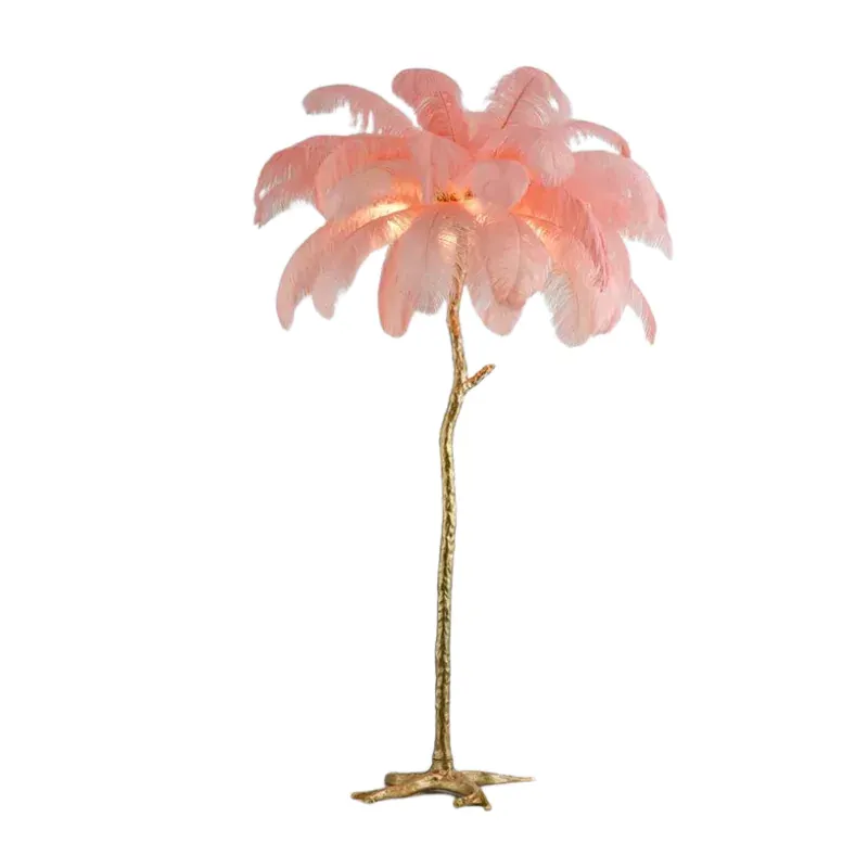 PeacockFeather Floor Lamp