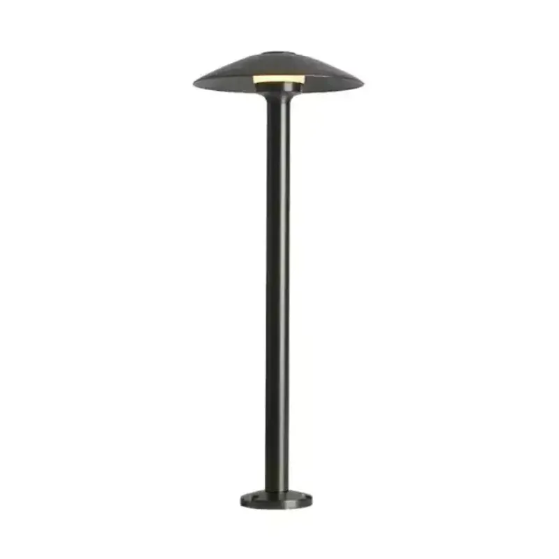 Pearl Black Copper Lawn Light - Warm Elegance