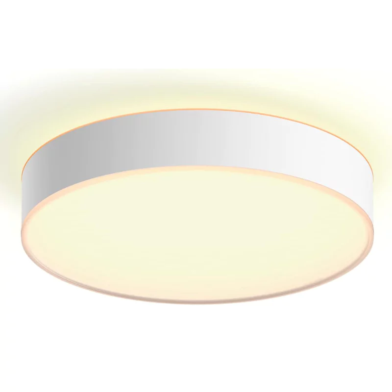 Philips Devere M Ceiling Light White + Dimmer Switch (41165)