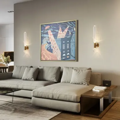 PolarisGlare Wall Light