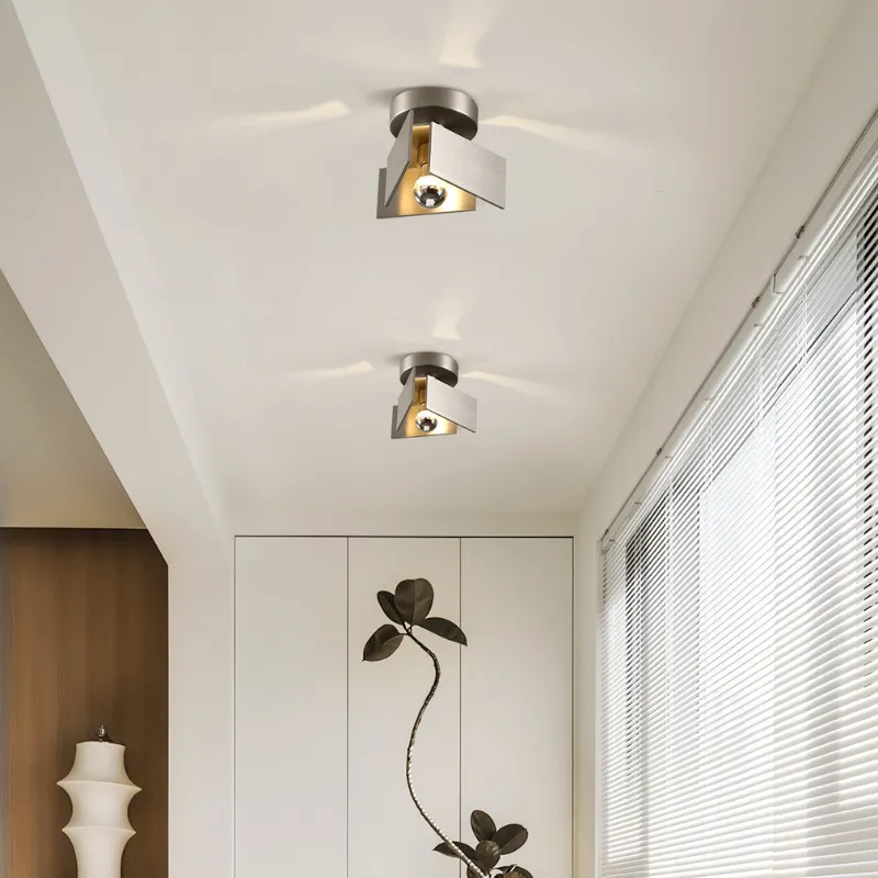 PortofinoMetallic Ceiling LIght