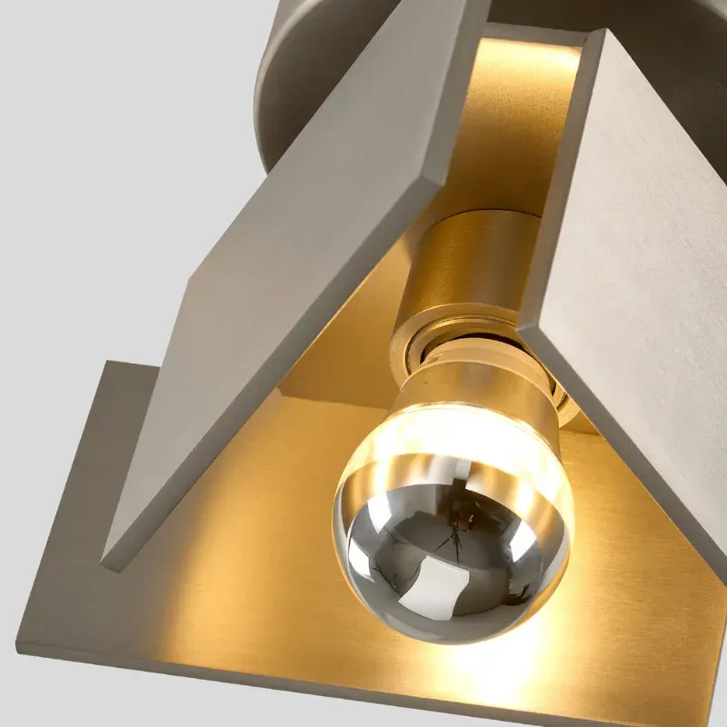 PortofinoMetallic Ceiling LIght