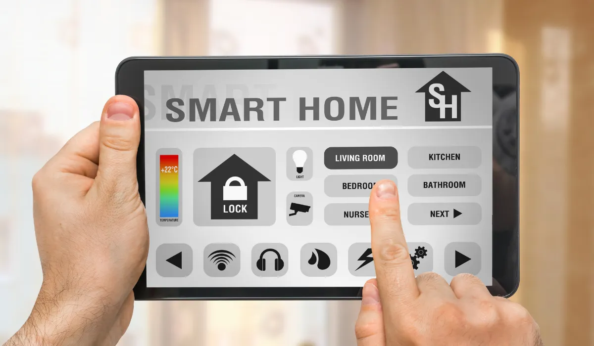 smart home ecosystem controlled on app