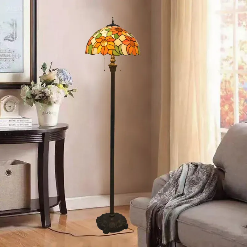 SunflowerGlass Floor Lamp
