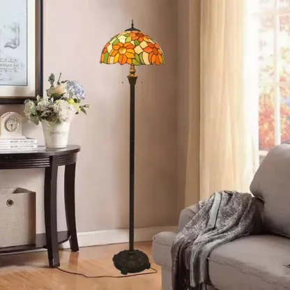SunflowerGlass Floor Lamp