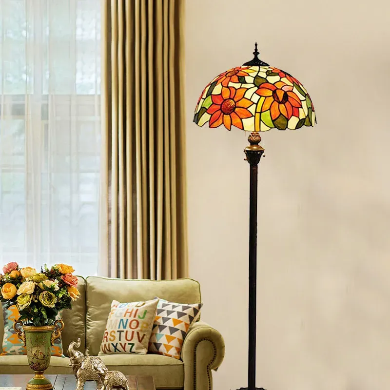 SunflowerGlass Floor Lamp