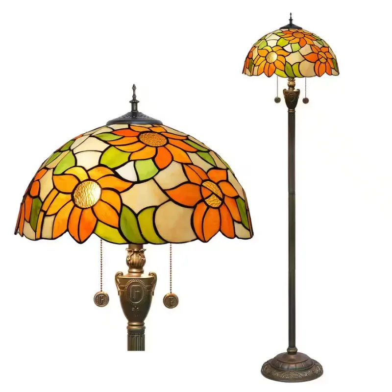 SunflowerGlass Floor Lamp