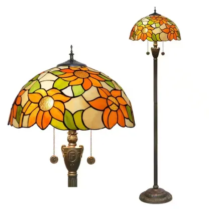 SunflowerGlass Floor Lamp