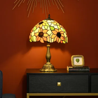 SunflowerGlass Table Lamp