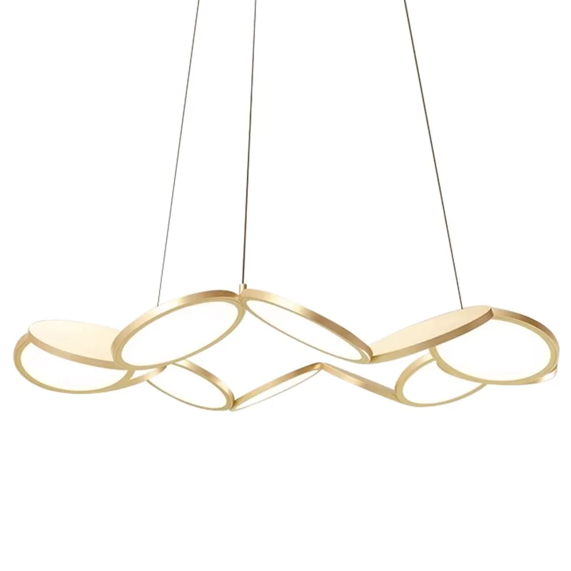 VerGold Chandelier - Elegance in Gold and Warm Light
