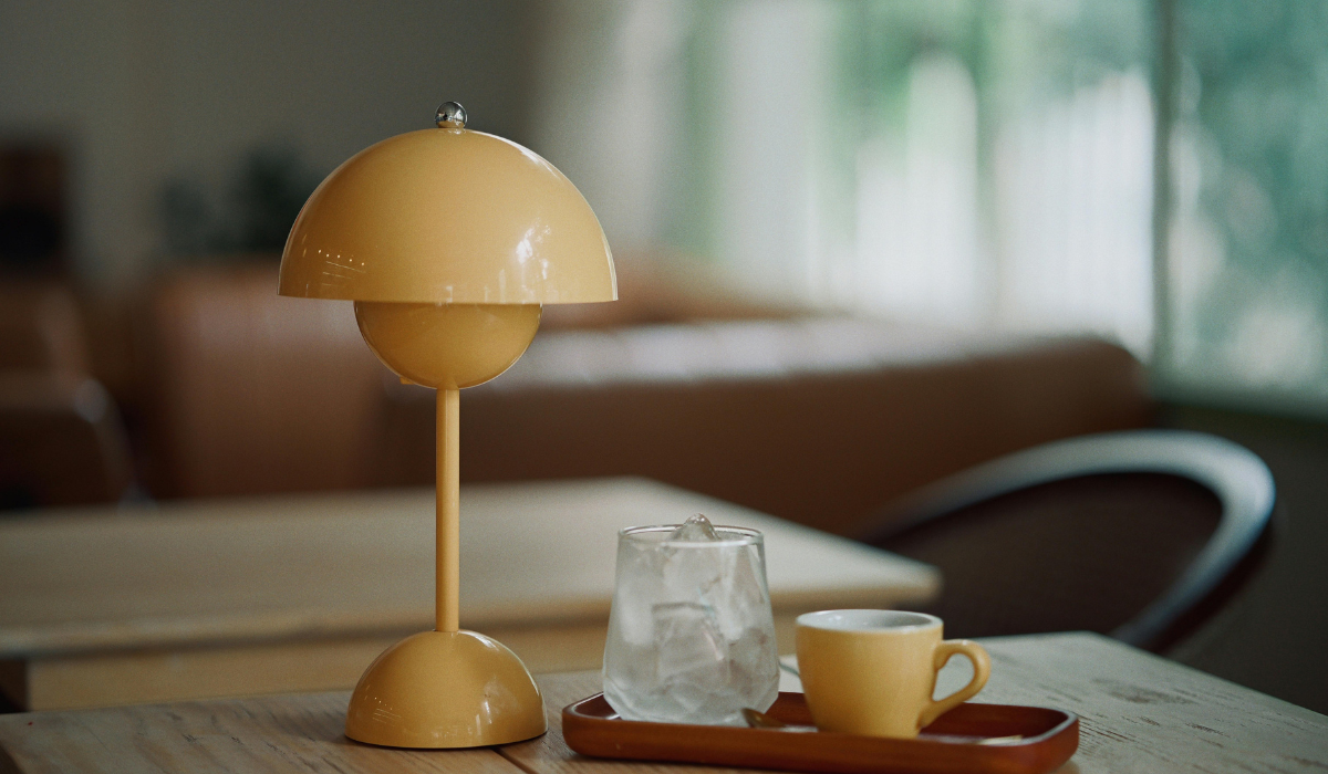 Modern wireless rechargeable LED table lamp with a sleek portable design for bedside and living spaces.