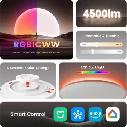 Yeelight Arwen Smart Ceiling Light (Backlight)