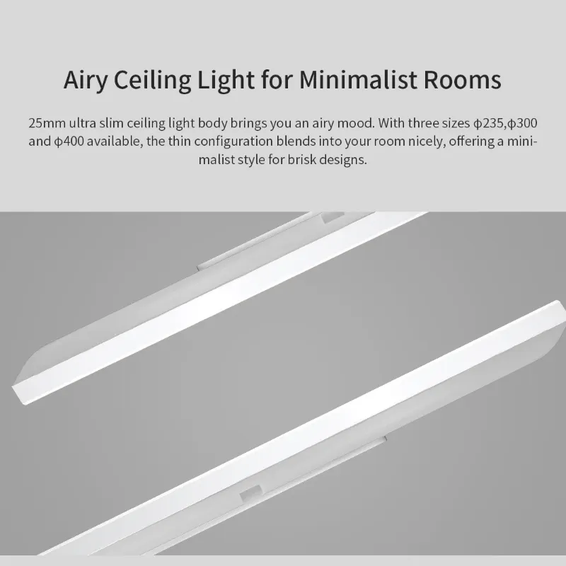 Yeelight Comet Smart Ultra Slim Ceiling Light (Ambient Backlight)